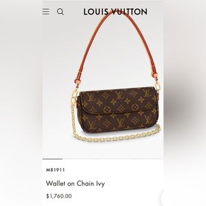 Classic LV Small Brown Logo Bag